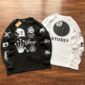 Stussy Crown Collage Full Sleeve T-Shirt