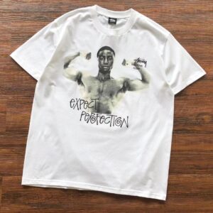 Stussy Expect Perfection White T Shirt
