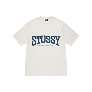 Burly Threads Stussy T shirt Blanc