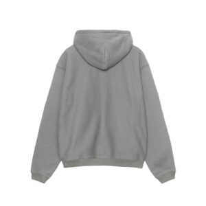 Sweat à capuche zippé Stussy Outline Gris