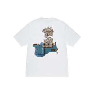 Tuff Stuff Stussy T shirt Blanc